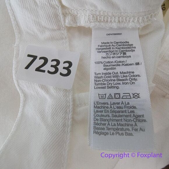 NEW Madewell The Harlow Wide-Leg Jean in Tile‎ White, 31 - Picture 14 of 15